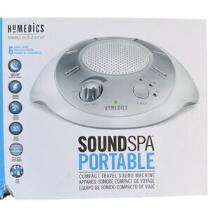 HoMedics SoundSpa Portable Compact Travel Sound Machine 6 Nature Sounds SS-2000